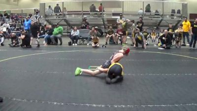 75 lbs Round 1 (4 Team) - Cole Hatfield, Michigan Matcats vs Blake Givens, Indiana Outlaws