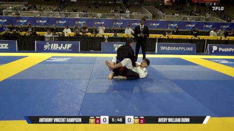 Avery William Dunn vs Anthony Vincent Hampson 2026 Pan Jiu Jitsu IBJJF Championship