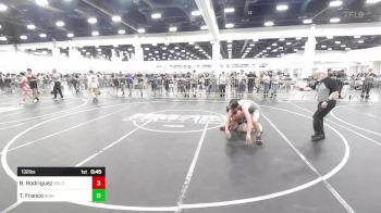 132 lbs Consi Of 8 #1 - Brennen Rodriguez, Gold Rush Wrestling vs Tyler Franco, Bonita HS