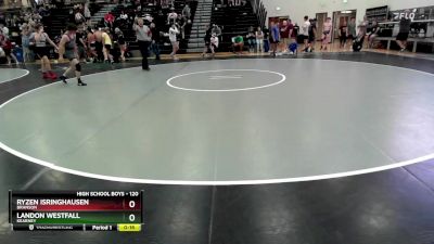 120 lbs Cons. Round 4 - Ryzen Isringhausen, Branson vs Landon Westfall, Kearney