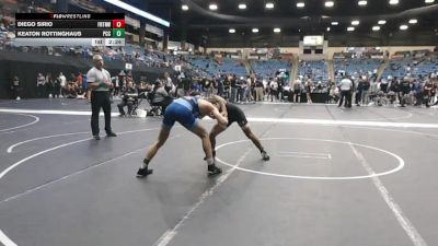 133 lbs Cons. Round 5 - Keaton Rottinghaus, Pratt Community College vs Diego Sirio, Fort Hays Tech Northwest