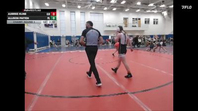 115 lbs Champ. Round 1 - Allison Patten, Pilgrim vs Aubree Kline, Owen J Roberts