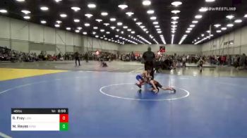 46 lbs Quarterfinal - Robert Frey, Lions Wrestling Academy vs Mauricio Reyes, Nyssa Bulldogs