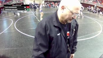 107 lbs Champ. Round 1 - Madison Nelson, Crofton Bloomfield vs Elyn Bargmann, 308 Wrestling Academy