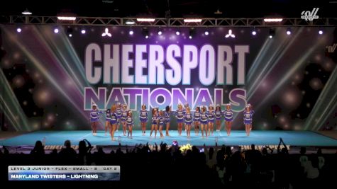 Maryland Twisters - Lightning [2026 L3 Junior - Flex - Small - B Day 2] 2026 CHEERSPORT National All Star Cheerleading Championship