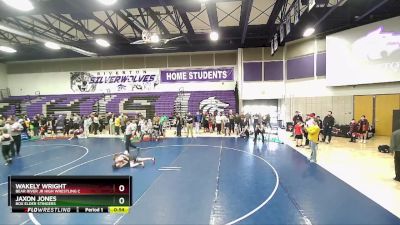 90 lbs Cons. Semi - Jaxon Jones, Box Elder Stingers vs Wakely Wright, Bear River Jr High Wrestling C