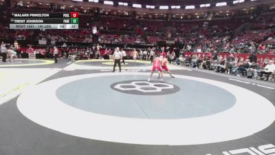 190 lbs 5th Place Match - Trent Johnson, Patrick Henry vs Malakii Pinkelton, Port Clinton