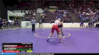 174 lbs Champ. Round 1 - Jacob Sherzer, Cornell College vs Jayson Spencer, Huntingdon College