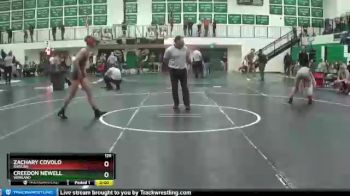 126 lbs Quarterfinal - Creedon Newell, Worland vs Zachary Covolo, Rawlins