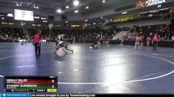 170 lbs Cons. Round 4 - Kynnedy Gunderson, BCLUW-SH vs Addaly Miller, MOC-Floyd Valley