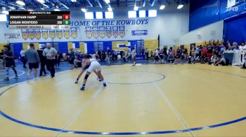 106 lbs Champ. Round 2 - Jonathan Harp, Black Creek Wrestling Club vs Logan Montero, Eagle Empire