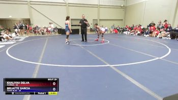 145 lbs Placement Matches (16 Team) - KhaLiyah Delva, Florida vs Brijatte Garcia, Texas Blue