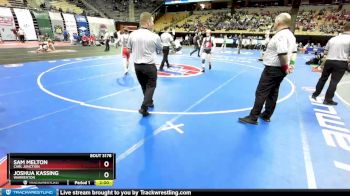 120 Class 3 lbs Quarterfinal - Sam Melton, Carl Junction vs Joshua Kassing, Warrenton