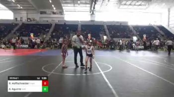 146 lbs Rr Rnd 1 - Anabelle Aguirre, Central Coast Most Wanted WC vs Ryder Hoffschneider, Chaparral WC