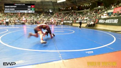 80 lbs Round Of 32 - Owen Seifert, Team Barracuda vs Miles Maes, Maverick Elite Wrestling