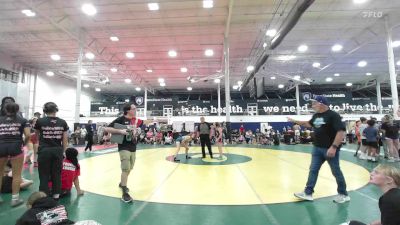 93 lbs Rr Rnd 4 - Cassidy Nelson, Alpha Girlz vs Malania Comfort, Kraken Black - Girls