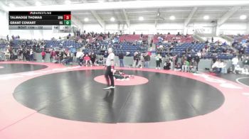 132 lbs Cons. Round 4 - Grant Cowart, Hillcrest vs Talmadge Thomas, Springville