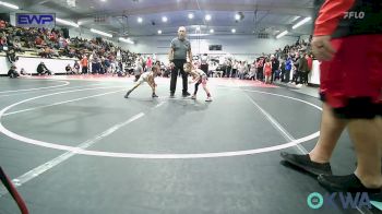 40 lbs Rr Rnd 5 - Bradley Francis, Skiatook Youth Wrestling vs Kimber Russell, Salina Wrestling Club