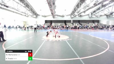 71-M2 lbs Semifinal - Mickey Marturano, Downingtown vs Kiko Trautz, Wayne