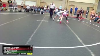 88 lbs Round 2 (8 Team) - Connor Leaumont, Glasgow WA vs Kel Blankinship, Dendy Trained