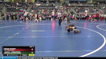 65 lbs Cons. Round 4 - Simon Sperry, TEAM GRIND HOUSE vs Jerrell Angerman, Siouxland Wrestling Academy