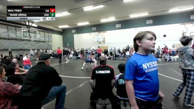 115 lbs Semis - Wade Zerga, Challis Blackheart Wrestling Club vs Max Fries, 208 Spartan WC