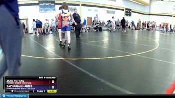 138 lbs Cons. Round 3 - Jake Petras, Midwest Xtreme Wrestling vs Zachariah Harris, Perry Meridian Wrestling Club