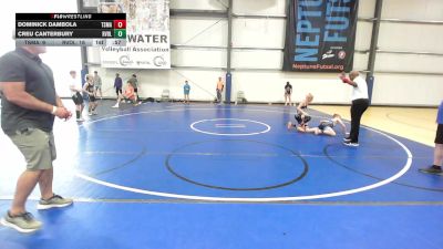 100 lbs Rr Rnd 2 - Dominick DAmbola, Terps Xtreme MS vs Creu Canterbury, Revival Black