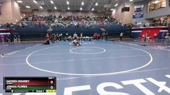 132 lbs Cons. Round 1 - Joshua Flores, Klein vs Hayden Mowrey, Plano