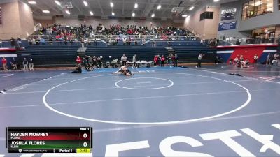 132 lbs Cons. Round 1 - Joshua Flores, Klein vs Hayden Mowrey, Plano