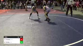 83 lbs Rr Rnd 2 - Zaiyahn Ornelas, Team Zapas vs Kayden Tchida, Legend Of Gold