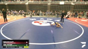 43 lbs Cons. Round 2 - Erik Polson, Thermopolis Wrestling Club vs Waylon Fluty, Saratoga Wrestling Club