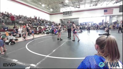 91 lbs Rr Rnd 3 - Austyn Allen, Ponca City Wildcat Wrestling vs Riann St. Clair, Choctaw Ironman Youth Wrestling