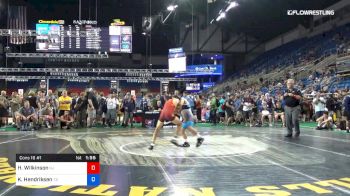 94 lbs Cons 16 #1 - Henry Wilkinson, New Jersey vs Kenneth Hendriksen, Texas