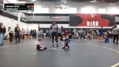 40 lbs Round 2 - Mattheo Salem, Legacy Elite Wrestling Club vs Gunner Smith, Summerville Takedown