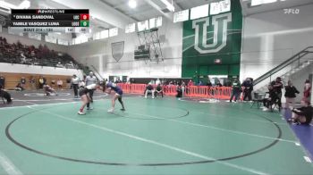 130 lbs Cons. Round 3 - Divana Sandoval, Lutheran (Orange County) vs Yamile Vasquez Luna, Los Osos