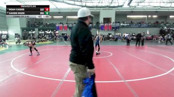 120 lbs Consi Of 8 #2 - Noah Caisse, East Lyme/Norwich Tech vs Xavier Rozie, Bristol Eastern
