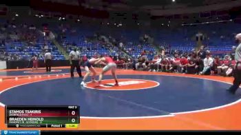 152 lbs Semis & 1st Wrestleback (8 Team) - Braeden Heinold, Mahomet (M.-Seymour) vs Stamos Tsakiris, Deerfield (H.S.)