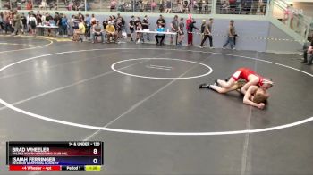 130 lbs Cons. Semi - Isaiah Ferringer, Interior Grappling Academy vs Brad Wheeler, Valdez Youth Wrestling Club Inc.