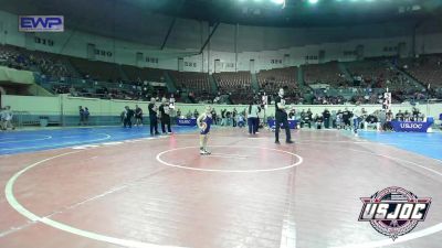 45 lbs 5th Place - Everly Neff, Chickasha Youth Wrestling vs Aspen Shelton, Team Tulsa Wrestling Club