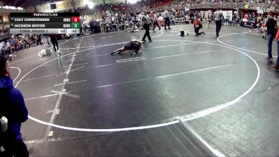 70 lbs Cons. Round 2 - Jackson Moyer, Nebraska City Wrestling Club vs Colt Christensen, Broken Bow Wrestling Club