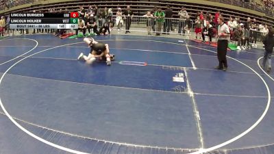 86 lbs Cons. Semis - Lincoln Burgess, Gold Rush Wrestling vs Lincoln Holker, Westlake