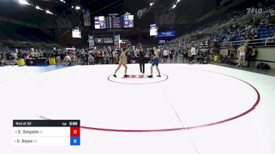 100 lbs Rnd Of 32 - Eddie Salgado, IA vs Cristian Rojas, VA