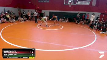 165 lbs Round 3 (6 Team) - Logan Soileau, WAR vs Camden Crew, Pirate Wrestling Club