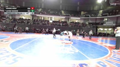 190-1A 3rd Place Match - RIVERS WEST, Commerce Hs vs Layne Vaughn, Gordon Lee
