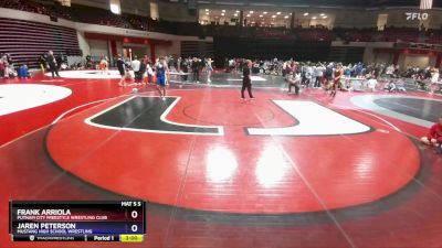 144 lbs Cons. Round 1 - Jaren Peterson, Mustang High School Wrestling vs Frank Arriola, Putnam City Freestyle Wrestling Club