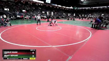 140 lbs Champ. Round 2 - Charlie Maiani, CEW1 vs Brady Gephart, MYW1