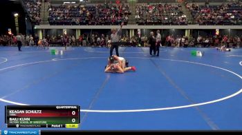 130 lbs Quarterfinal - Baili Kuhn, Victory School Of Wrestling vs Keagan Schultz, THWC