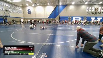 36 lbs Semifinal - Slade Jackson, Morgan Wrestling Club Prek-1st vs Cal Green, Northside Wrestling Club