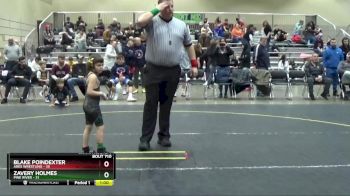 44 lbs Champ. Round 1 - Blake Poindexter, ARES Wrestling vs Zavery Holmes, Pine River